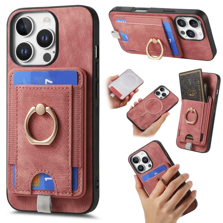 Retro Splitable Magnetic Card Bag Leather Phone Case, Series 5