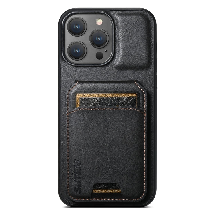 Suteni H02 Leather Wallet Stand Back Phone Case, Series 2