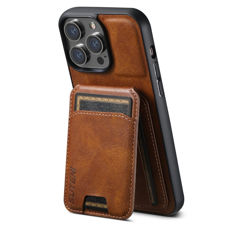 Suteni H02 Leather Wallet Stand Back Phone Case, Series 2