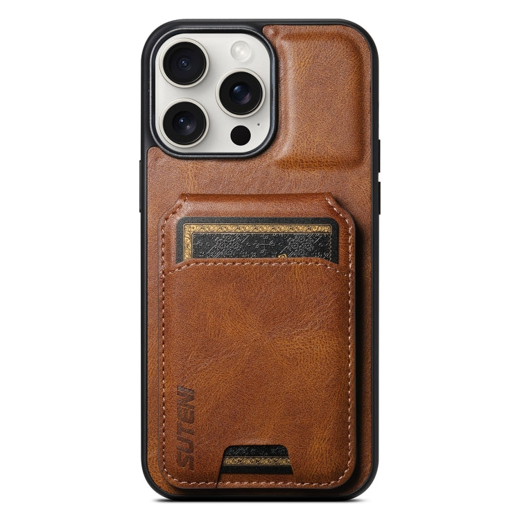 Suteni H02 Leather Wallet Stand Back Phone Case, Series 2