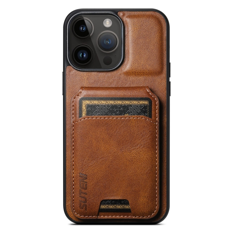 Suteni H02 Leather Wallet Stand Back Phone Case, Series 2