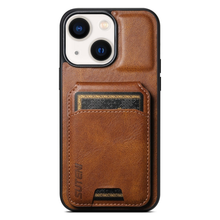 Suteni H02 Leather Wallet Stand Back Phone Case, Series 2