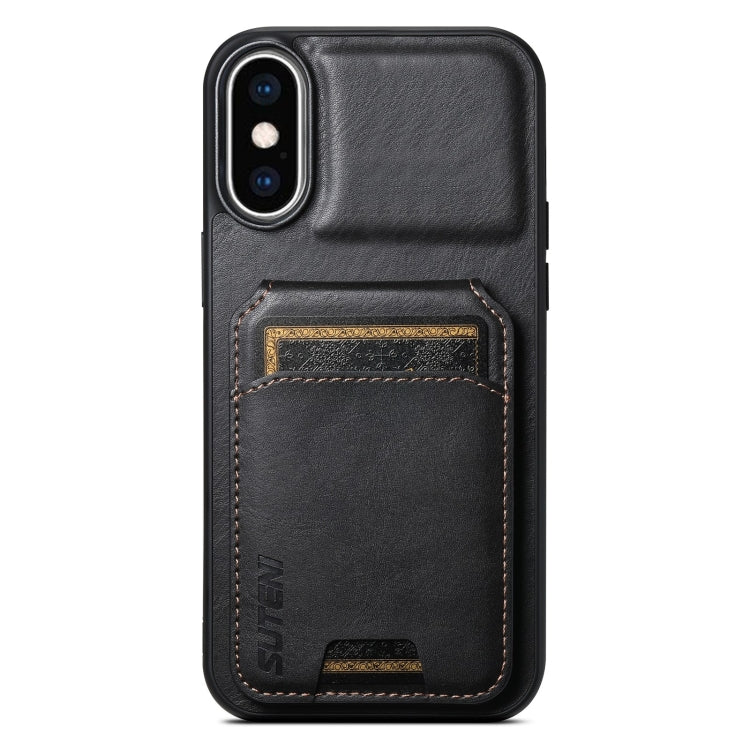 Suteni H02 Leather Wallet Stand Back Phone Case, Series 2