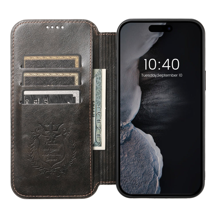 Suteni J05 Leather Magnetic MagSafe Phone Case, Series 2