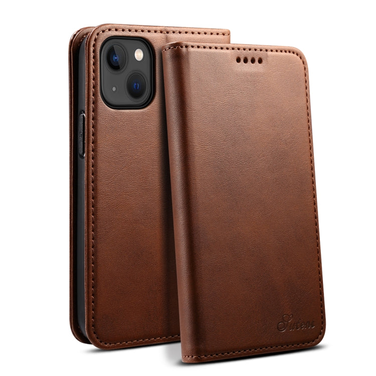 Suteni Calf Texture Horizontal Flip Leather Phone Case, Series 1