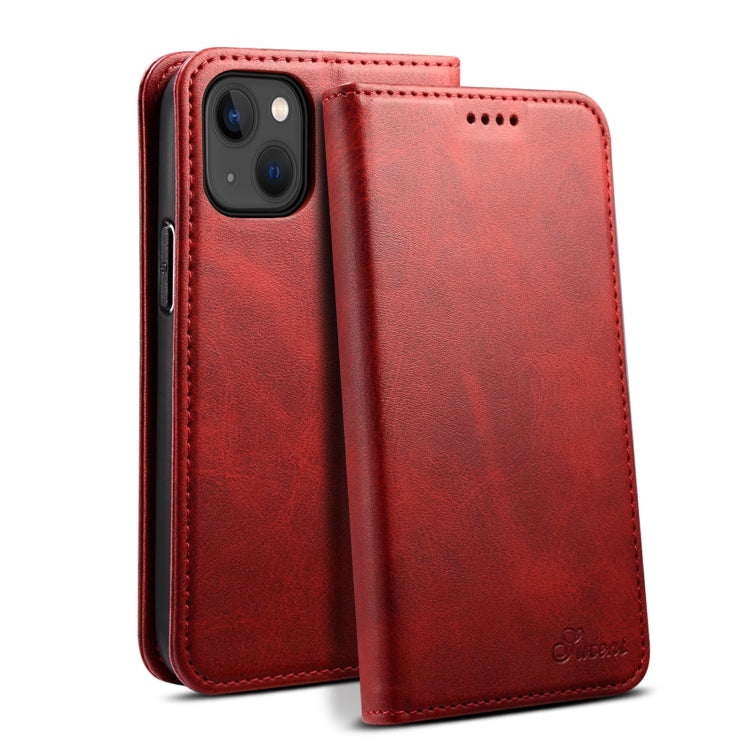 Suteni Calf Texture Horizontal Flip Leather Phone Case, Series 1