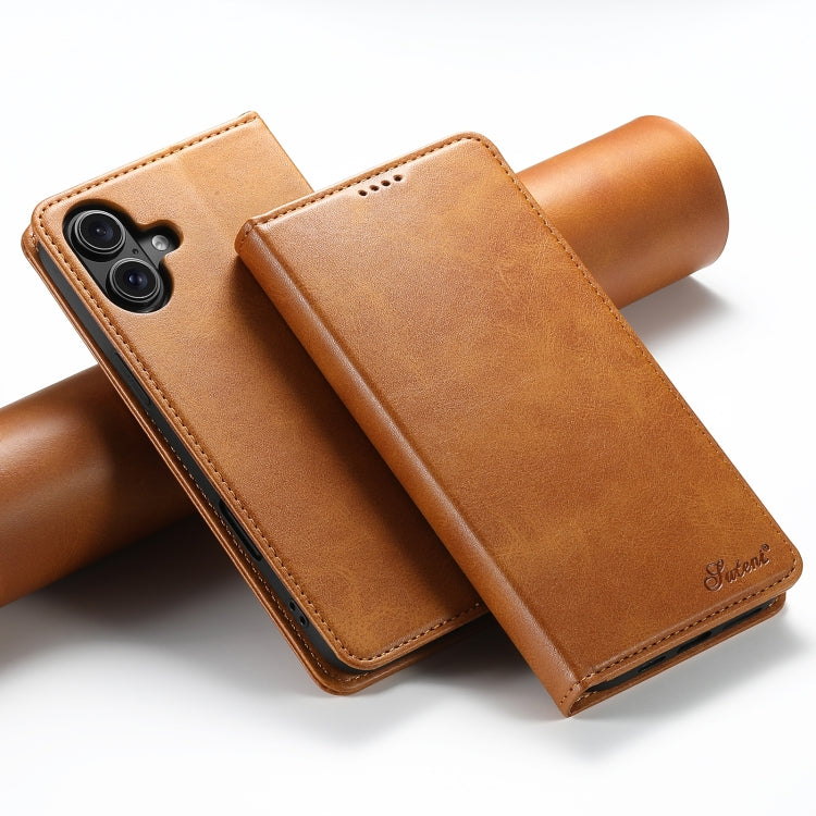 Suteni Calf Texture Horizontal Flip Leather Phone Case, Series 1