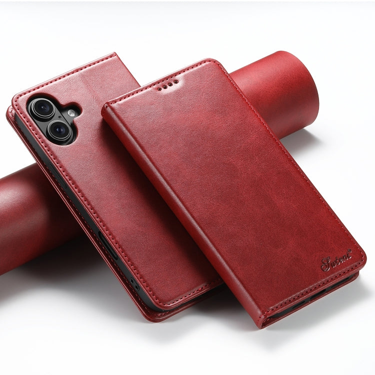 Suteni Calf Texture Horizontal Flip Leather Phone Case, Series 1