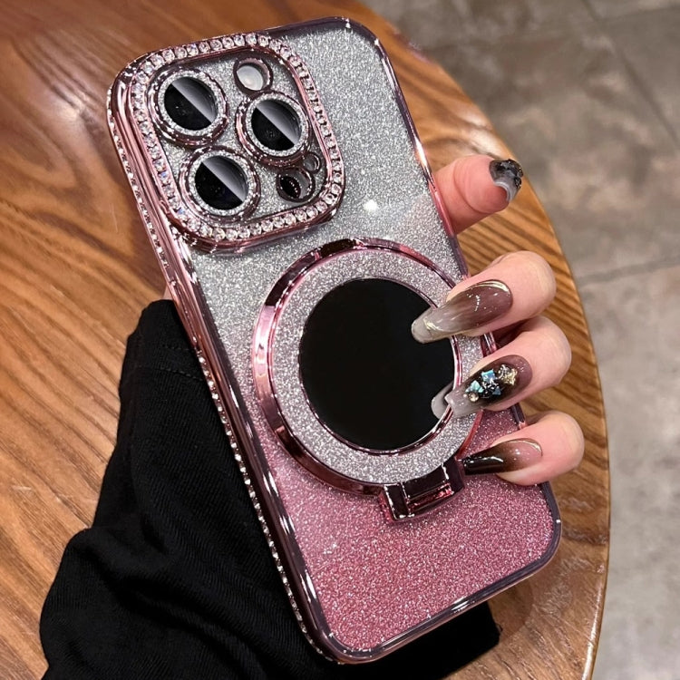 Rhinestone Mirror Glitter MagSafe TPU Phone Case, Series 3