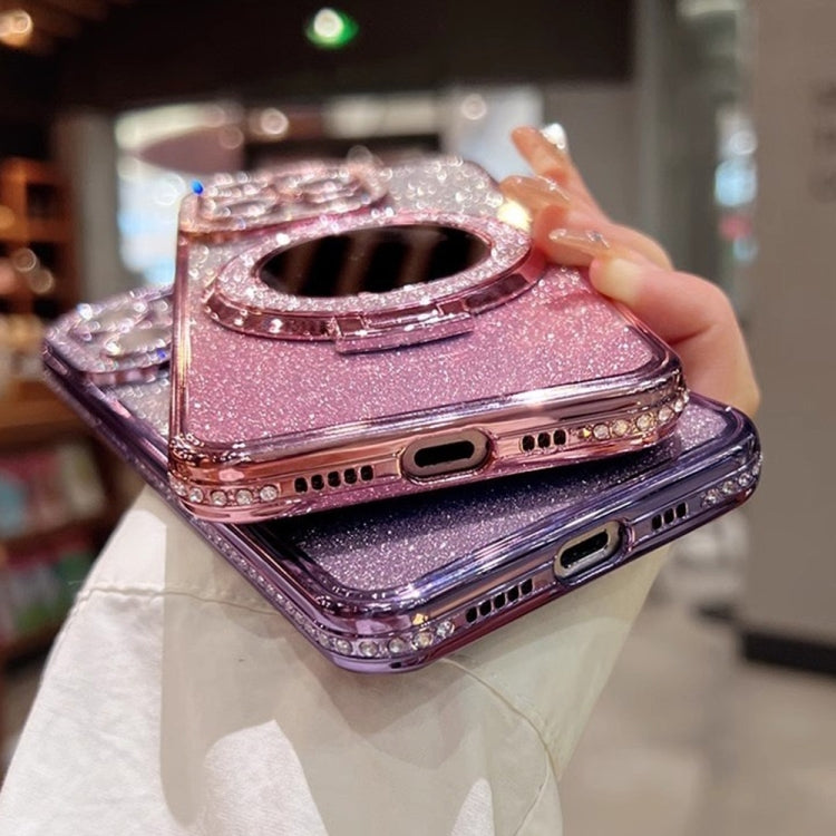 Rhinestone Mirror Glitter MagSafe TPU Phone Case, Series 1