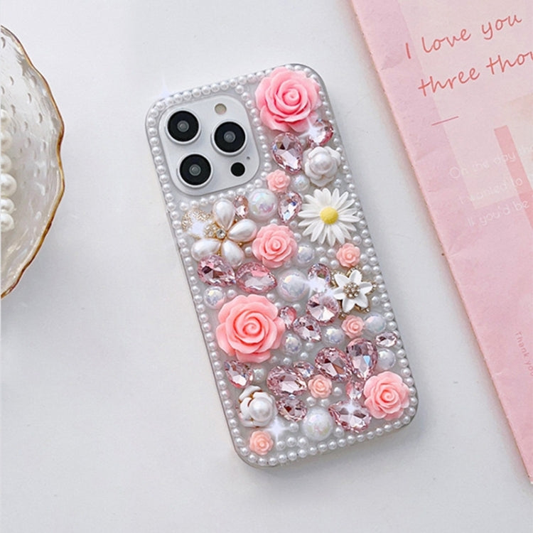 Rose Hand-set Diamond PC Phone Case, Series 2