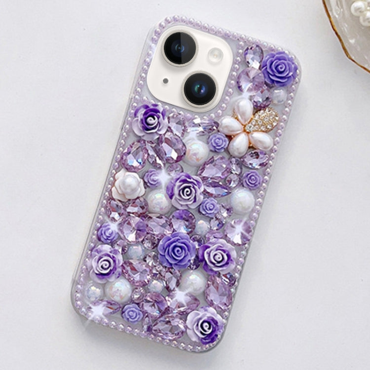 Rose Hand-set Diamond PC Phone Case, Series 2