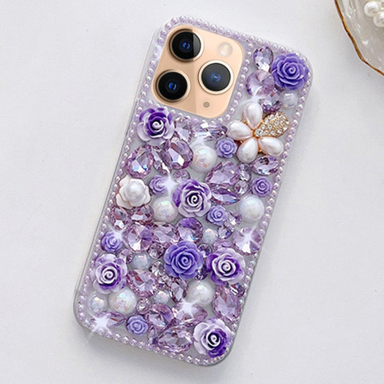 Rose Hand-set Diamond PC Phone Case, Series 1