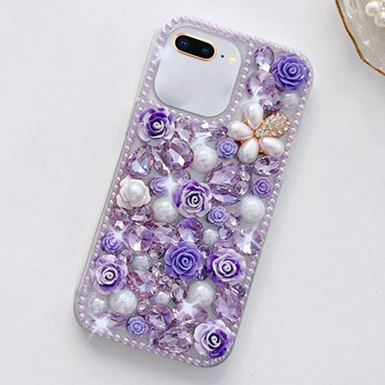 Rose Hand-set Diamond PC Phone Case, Series 2