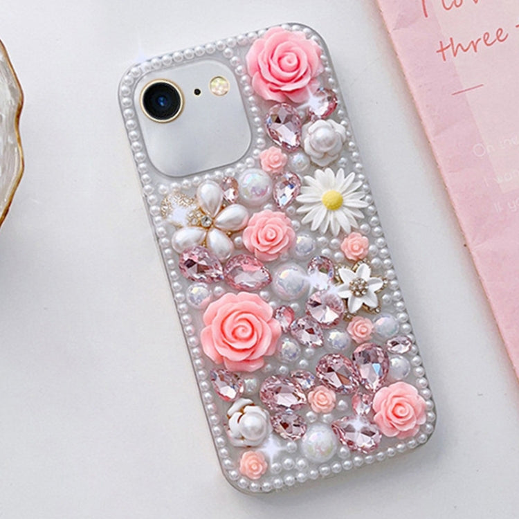 Rose Hand-set Diamond PC Phone Case, Series 1