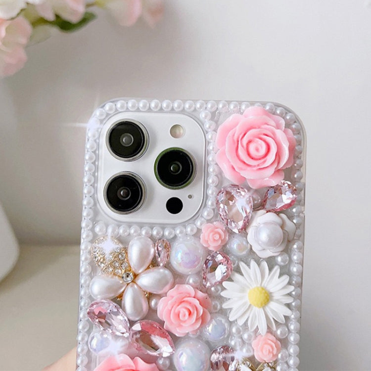 Rose Hand-set Diamond PC Phone Case, Series 1