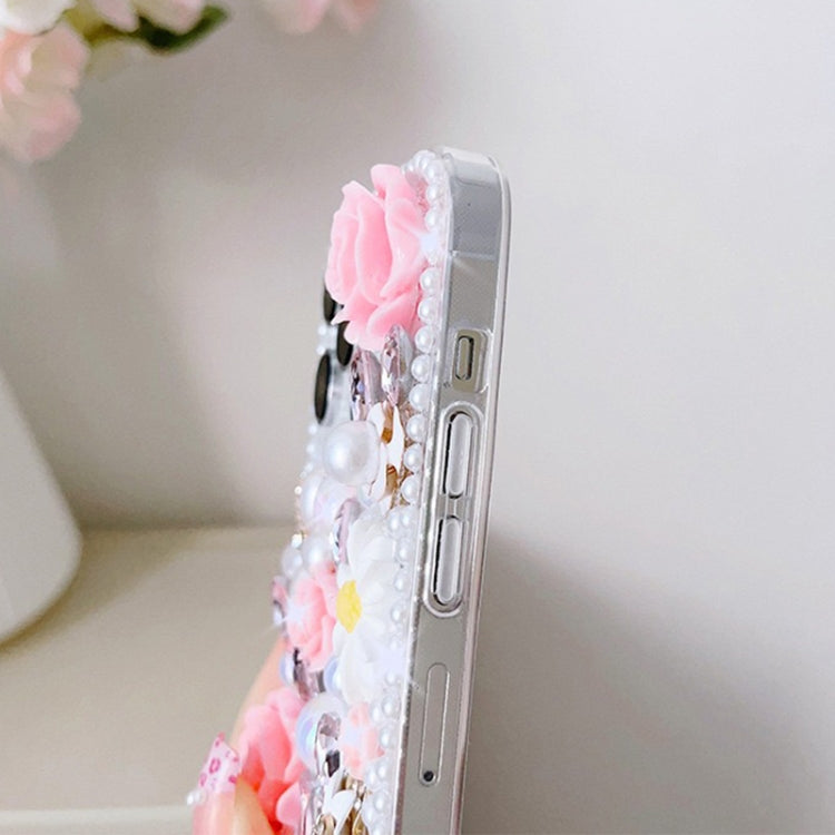 Rose Hand-set Diamond PC Phone Case, Series 2