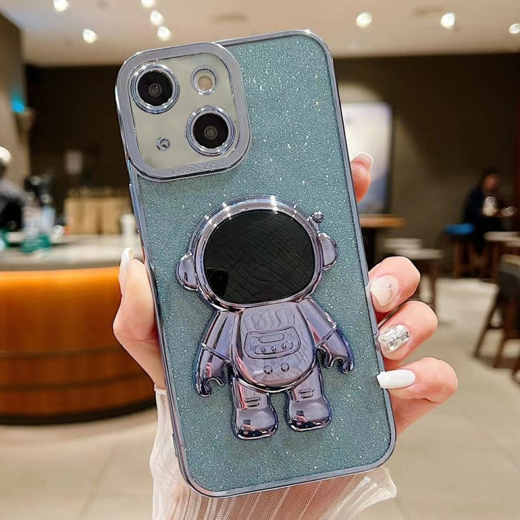 Glitter Electroplating Astronaut Holder Phone Case, Series 2