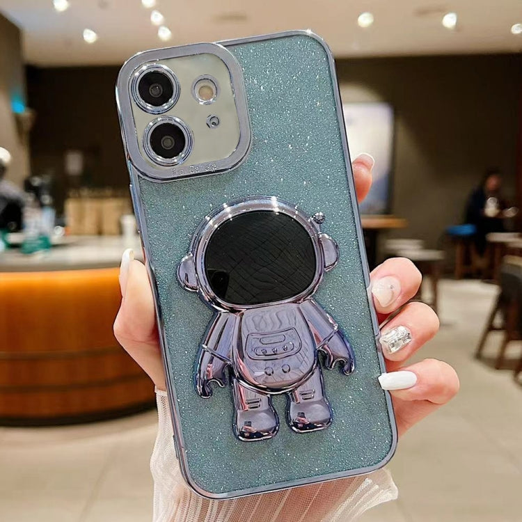 Glitter Electroplating Astronaut Holder Phone Case, Series 1