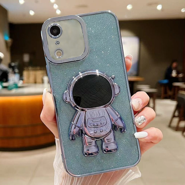 Glitter Electroplating Astronaut Holder Phone Case, Series 1