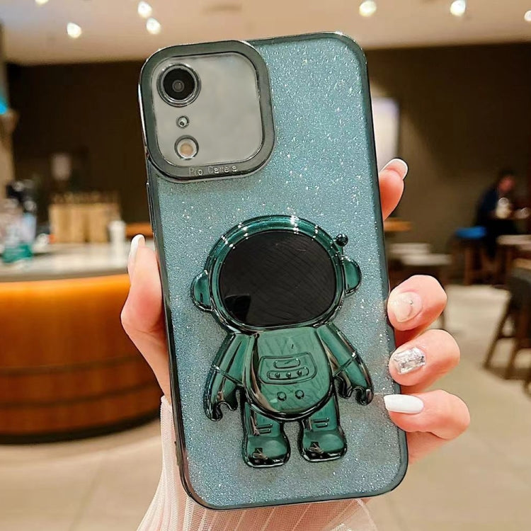 Glitter Electroplating Astronaut Holder Phone Case, Series 1