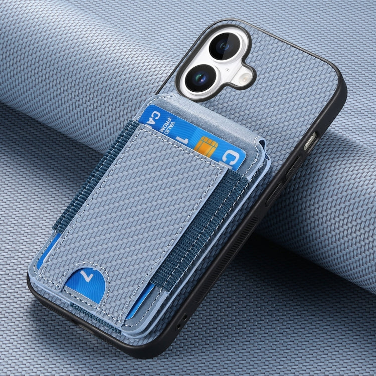 Carbon Fiber Vertical Flip Wallet Stand Phone Case, Series 4