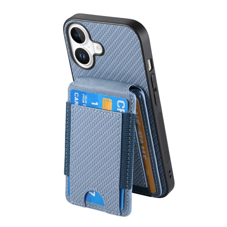 Carbon Fiber Vertical Flip Wallet Stand Phone Case, Series 4