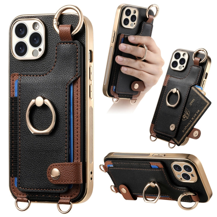 Fashion Ring Card Bag Phone Case with Hang Loop, Series 4