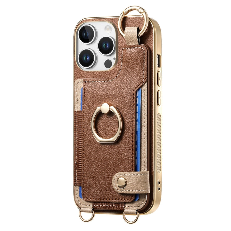 Fashion Ring Card Bag Phone Case with Hang Loop, Series 4