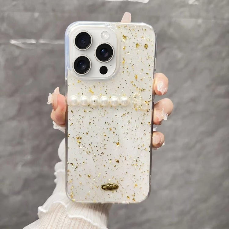 Gold Foil Pearl Bow TPU Phone Case, Series 1