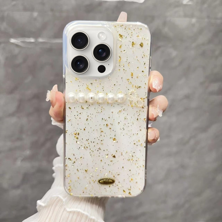 Gold Foil Pearl Bow TPU Phone Case, Series 1