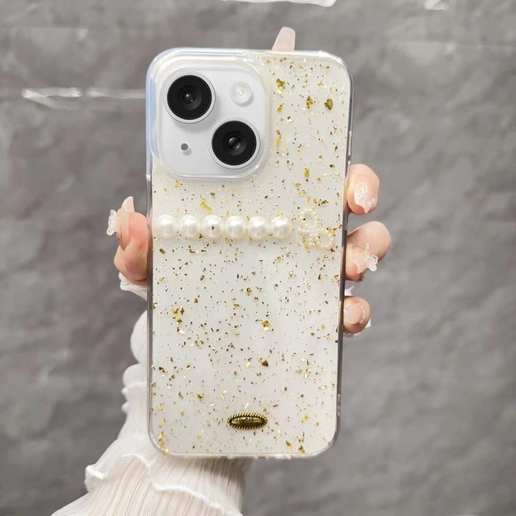 Gold Foil Pearl Bow TPU Phone Case, Series 1