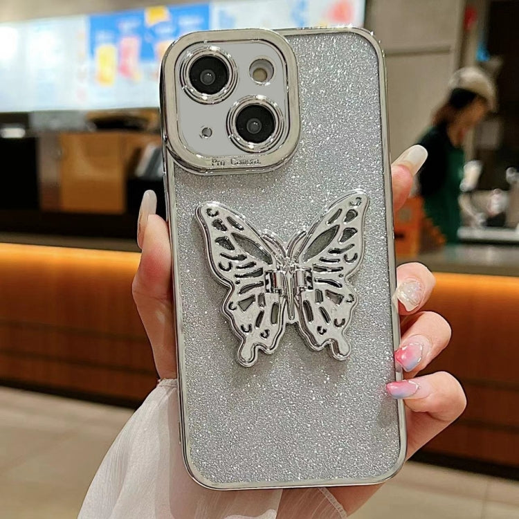 Electroplated Glitter 3D Butterfly TPU Phone Case, Series 4