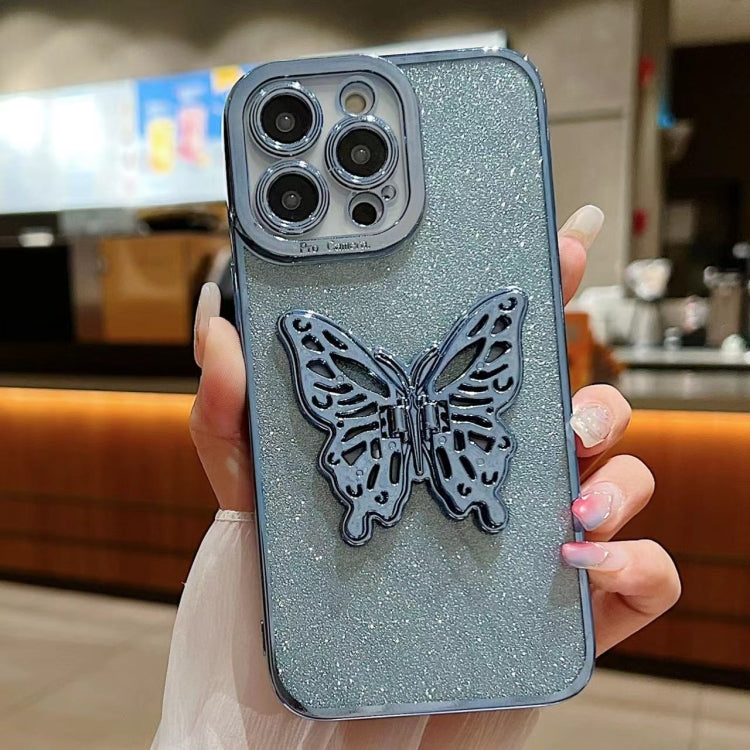 Electroplated Glitter 3D Butterfly TPU Phone Case, Series 5