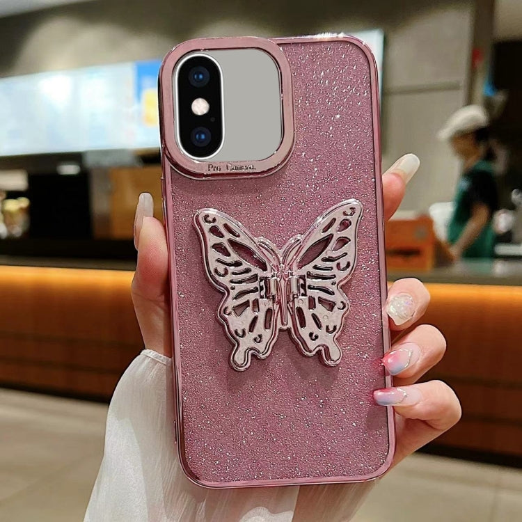 Electroplated Glitter 3D Butterfly TPU Phone Case, Series 3