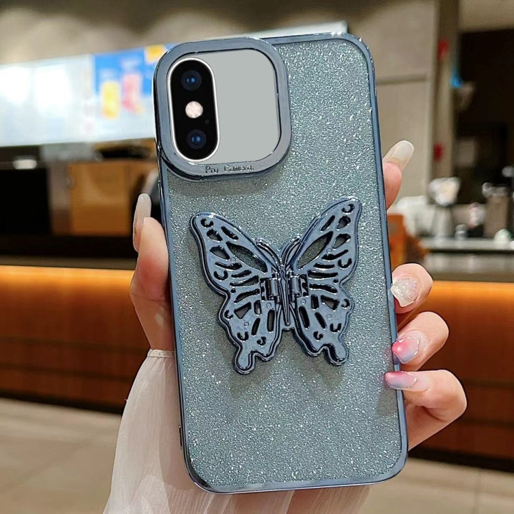 Electroplated Glitter 3D Butterfly TPU Phone Case, Series 3