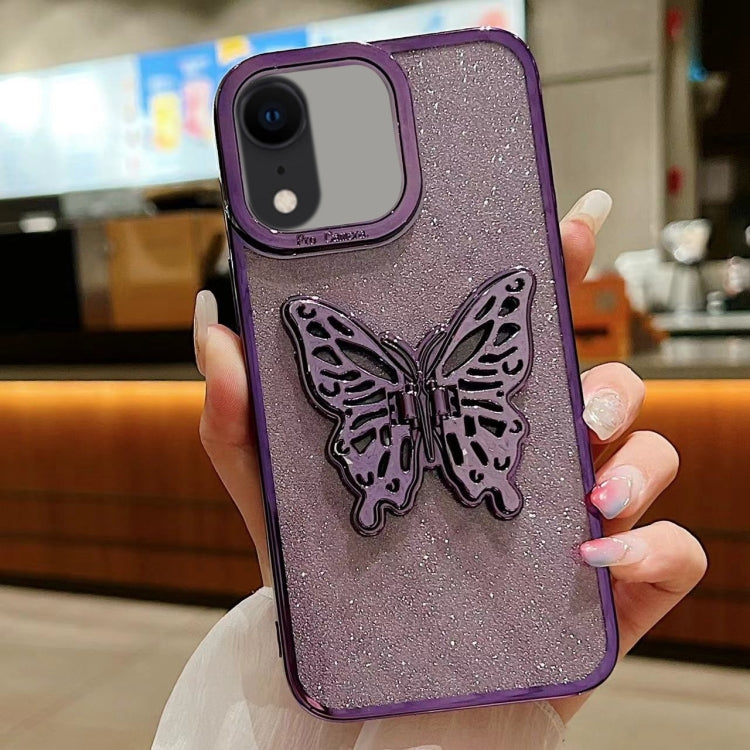 Electroplated Glitter 3D Butterfly TPU Phone Case, Series 1