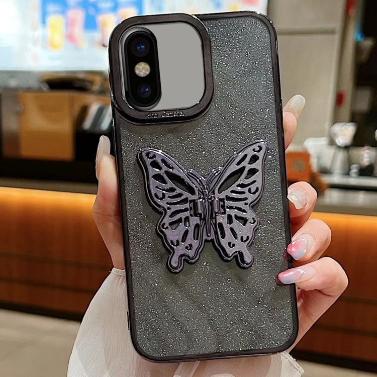 Electroplated Glitter 3D Butterfly TPU Phone Case, Series 2