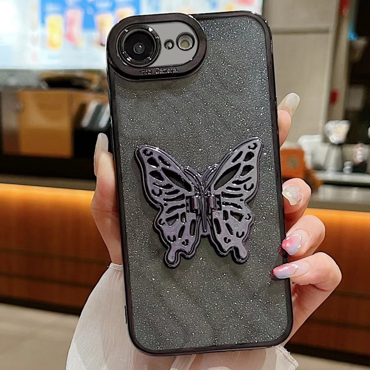 Electroplated Glitter 3D Butterfly TPU Phone Case, Series 1