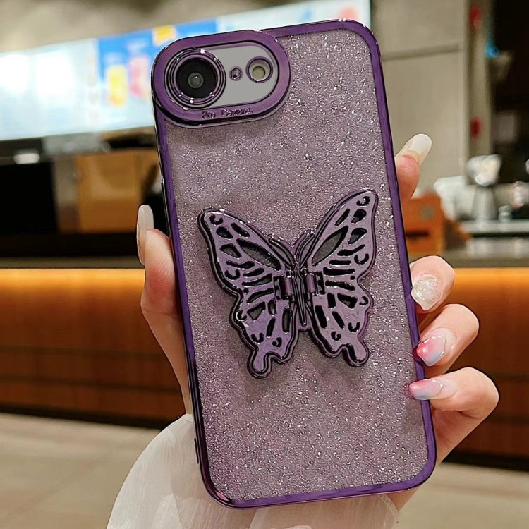 Electroplated Glitter 3D Butterfly TPU Phone Case, Series 1