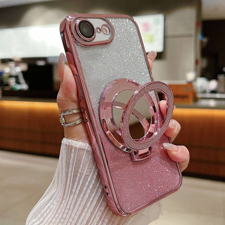 Plated Mirror Holder Gradient Glitter MagSafe Phone Case, Series 2