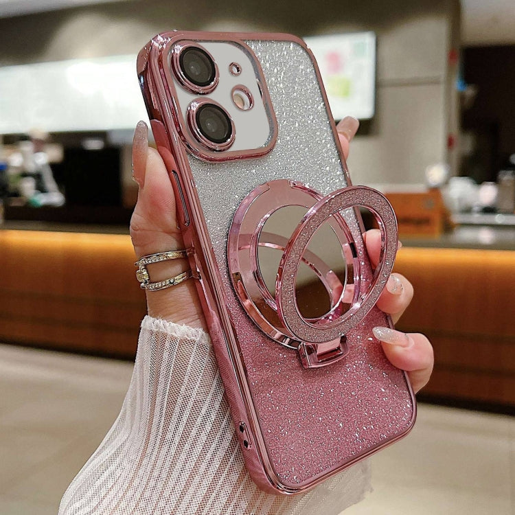 Plated Mirror Holder Gradient Glitter MagSafe Phone Case, Series 1