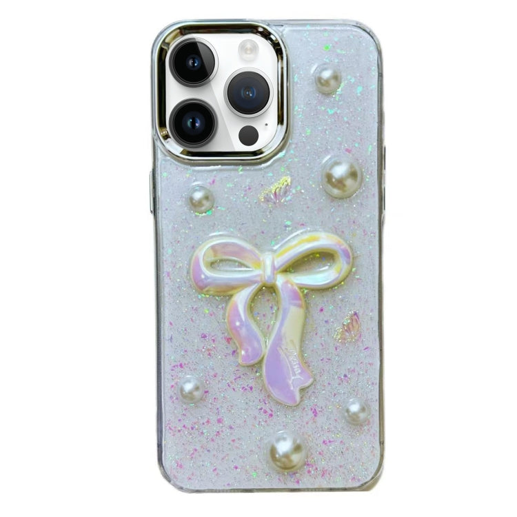 3D Bow Pearl Love Flower TPU Phone Case, Series 1