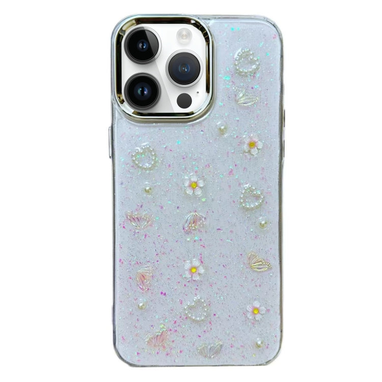 3D Bow Pearl Love Flower TPU Phone Case, Series 1