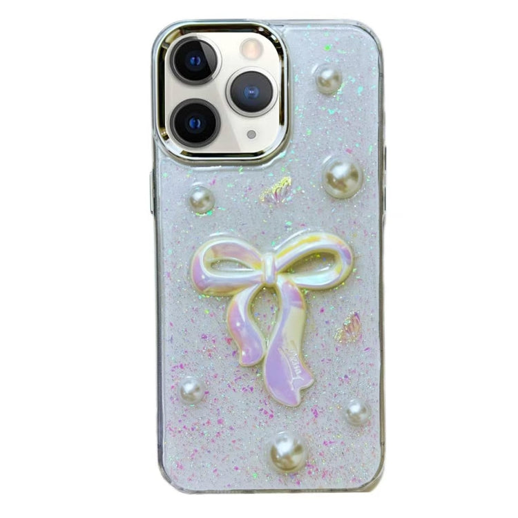 3D Bow Pearl Love Flower TPU Phone Case, Series 1