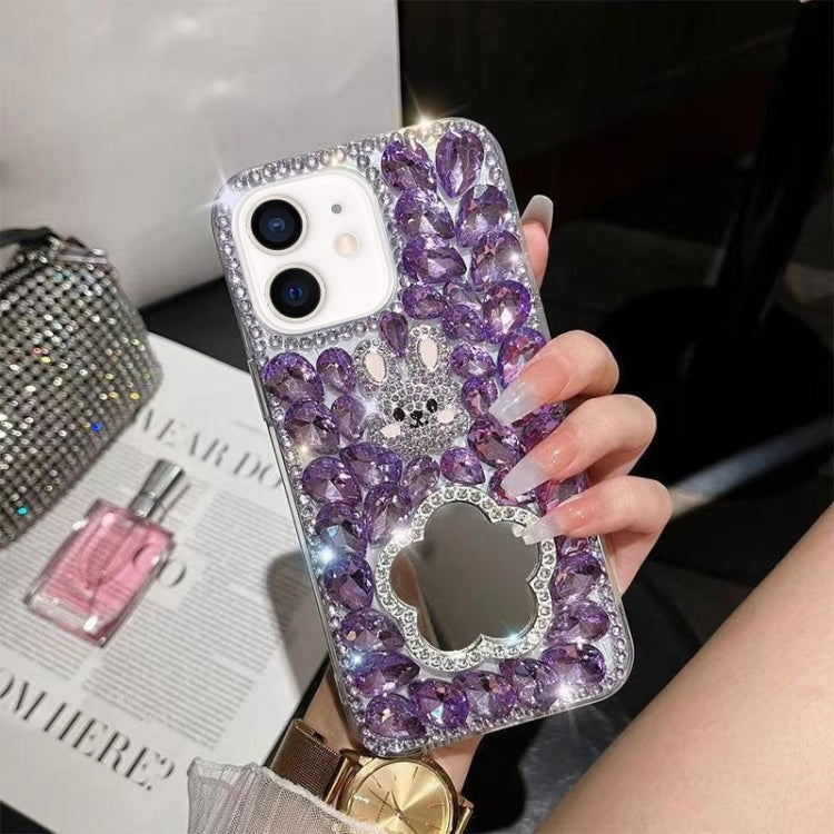 Diamond Mirror Bunny Handmade PC Phone Case, Series 3