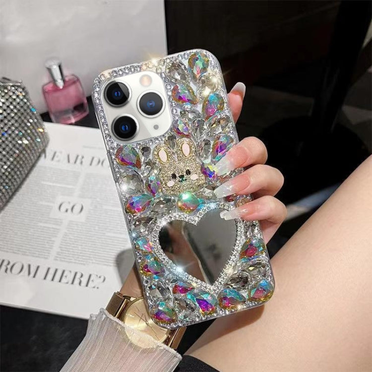 Diamond Mirror Bunny Handmade PC Phone Case, Series 1