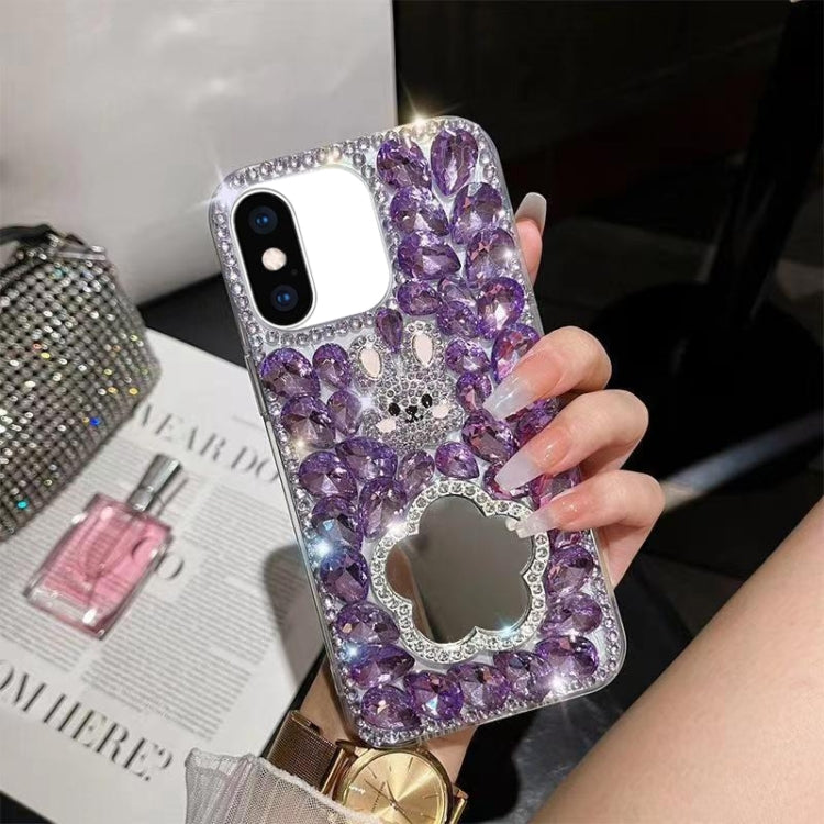 Diamond Mirror Bunny Handmade PC Phone Case, Series 2