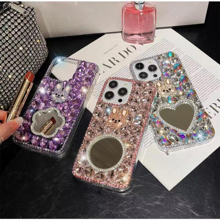 Diamond Mirror Bunny Handmade PC Phone Case, Series 1