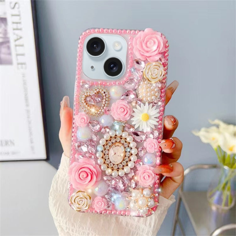 Diamond Inlaid Rose PC Phone Case, Series 4